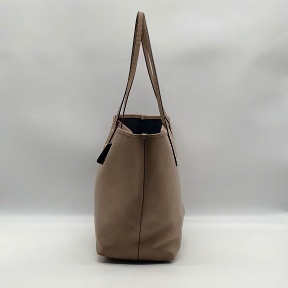 Coach Taupe Pebbled Leather City Tote Bag - Picture 4 of 11